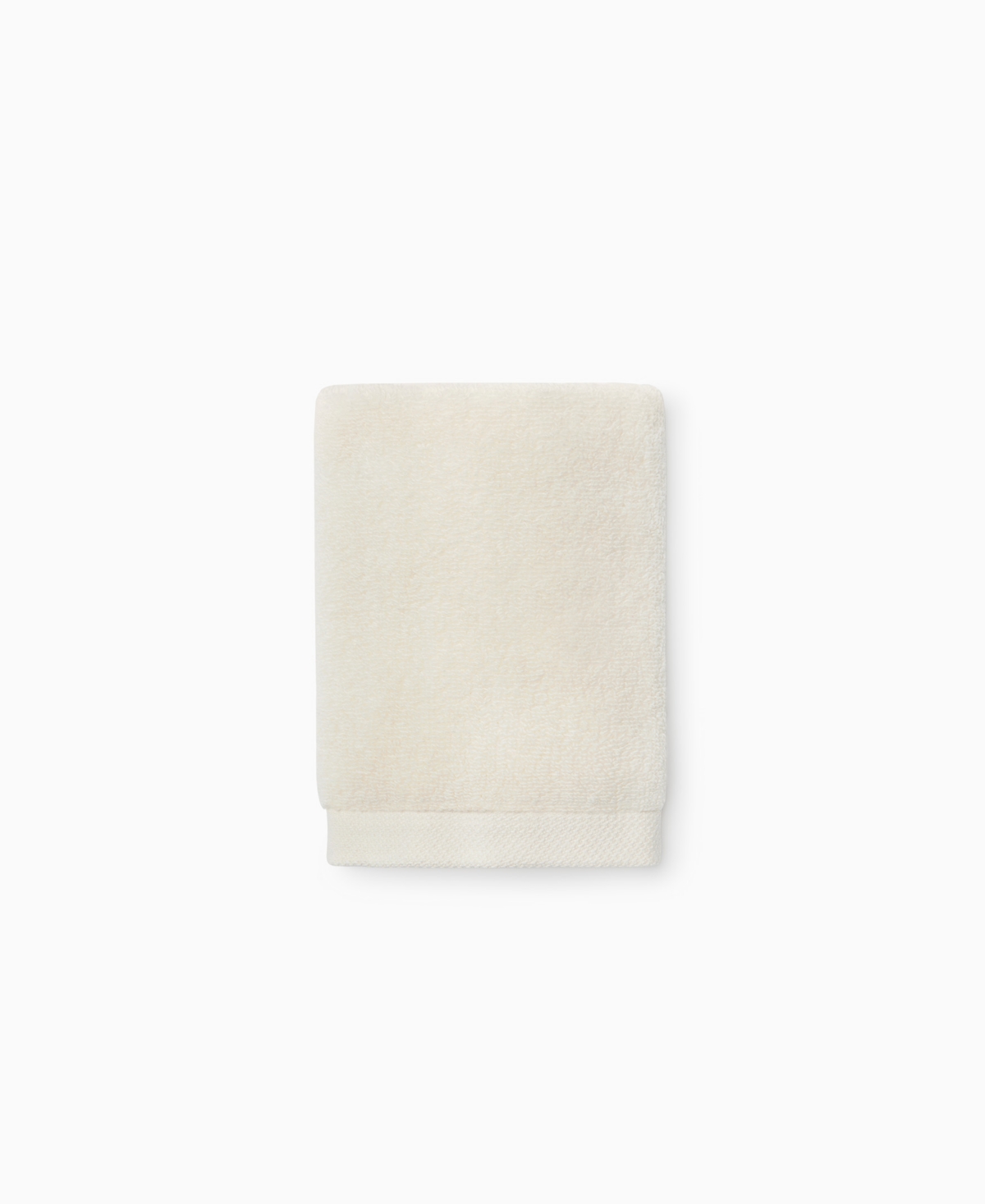 Sferra Cielo 100% Cotton Washcloth, 12" X 12" In White