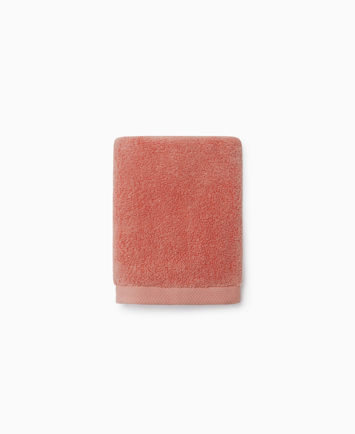 Sferra Cielo 100% Cotton Washcloth, 12" X 12" In Orange