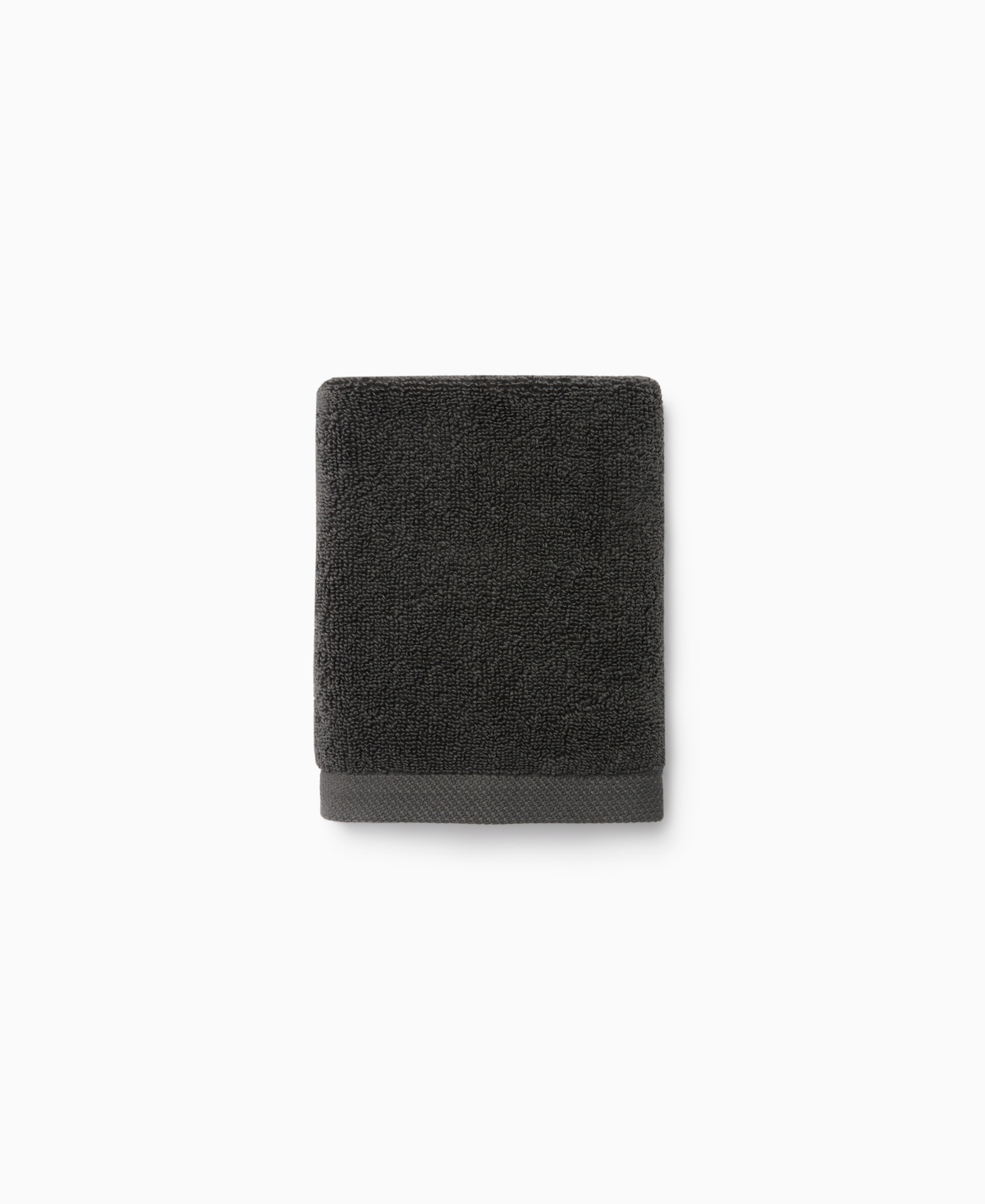 Sferra Cielo 100% Cotton Washcloth, 12" X 12" In Silver