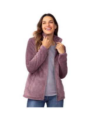 Women's Cable Braided Butter Pile Jacket