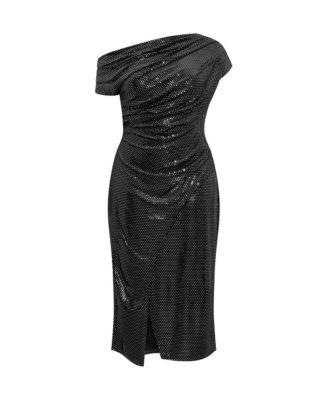 Plus Size Shimmy Midi Dress