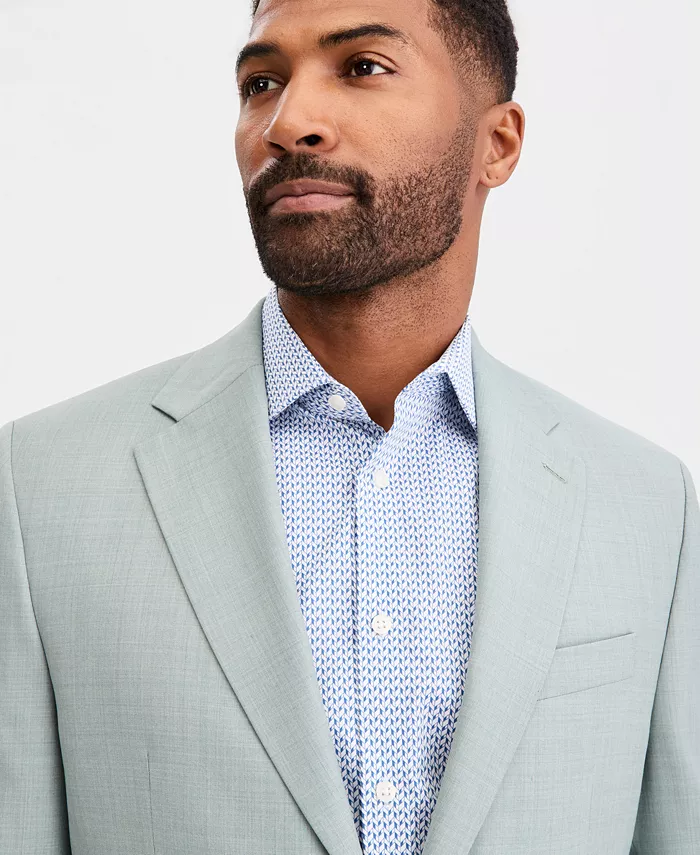 Men's Classic Fit Wool Blend Suit Separates Jacket - thumbnail 8