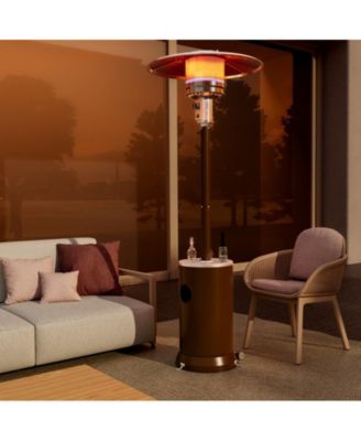 48000 BTU Stainless Steel Propane Standing Patio Heater