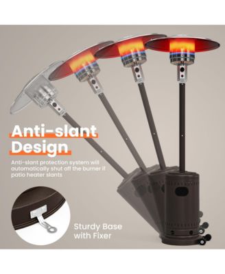 48000 BTU Outdoor Propane Patio Heater with Cover and Wheels