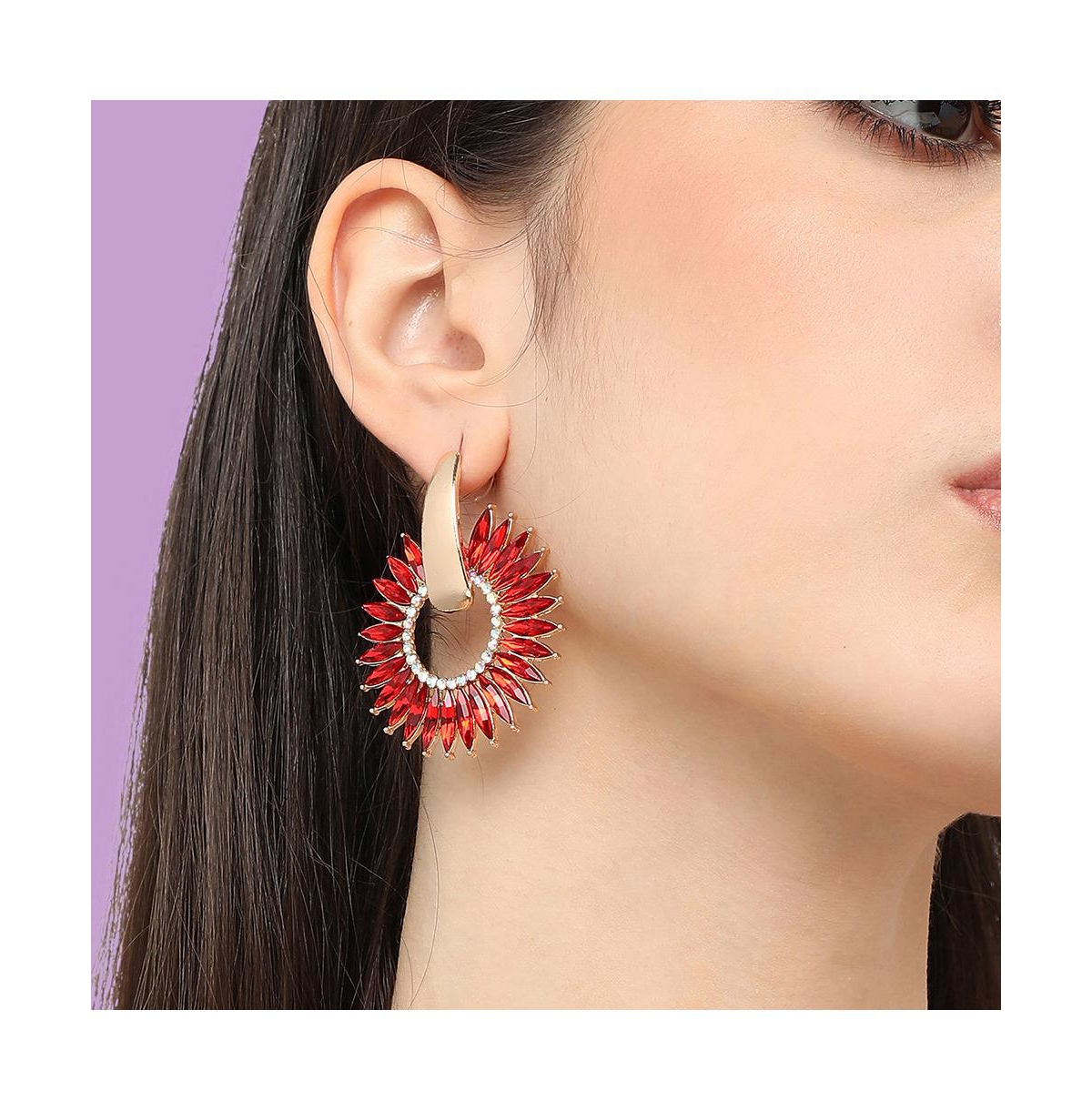 Sohi Women's Celestrial Drop Earrings