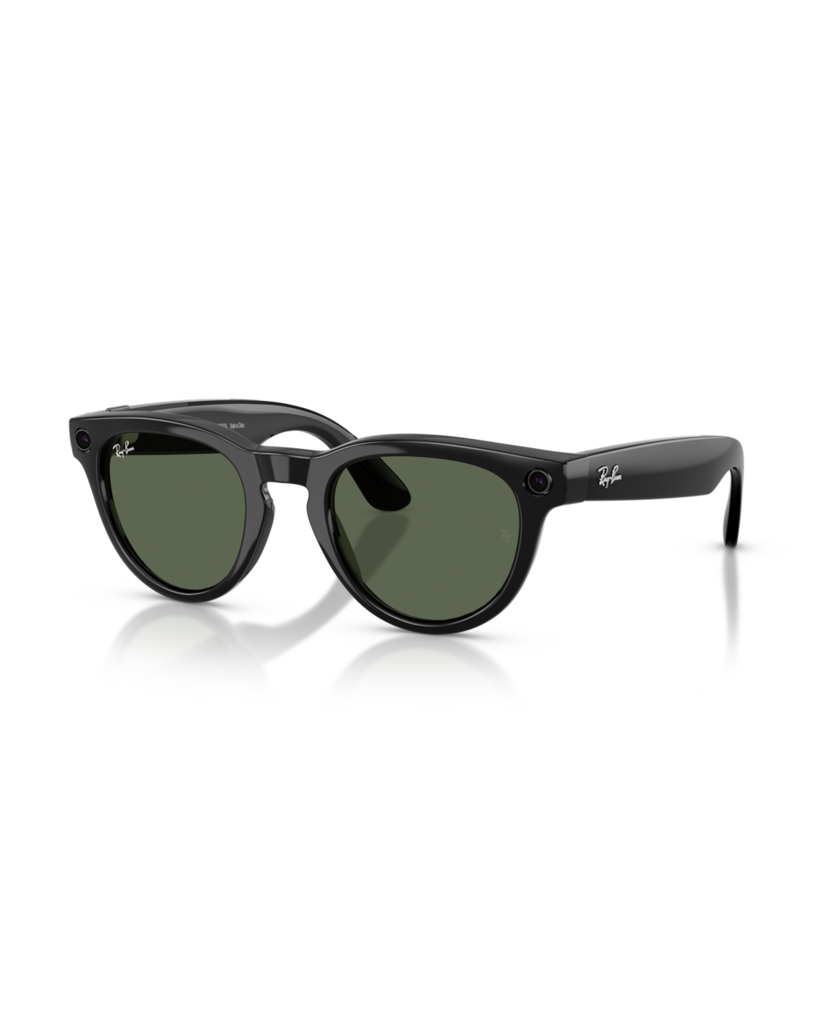Ray Ban Unisex Ai Meta Gen2 Low Bridge Fit Headliner Sunglasses, Rw4013f In Green