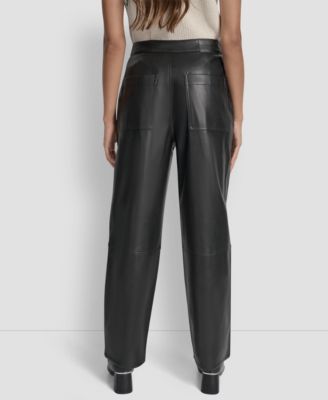 Women's High Rise Straight Leg Seamed Pants