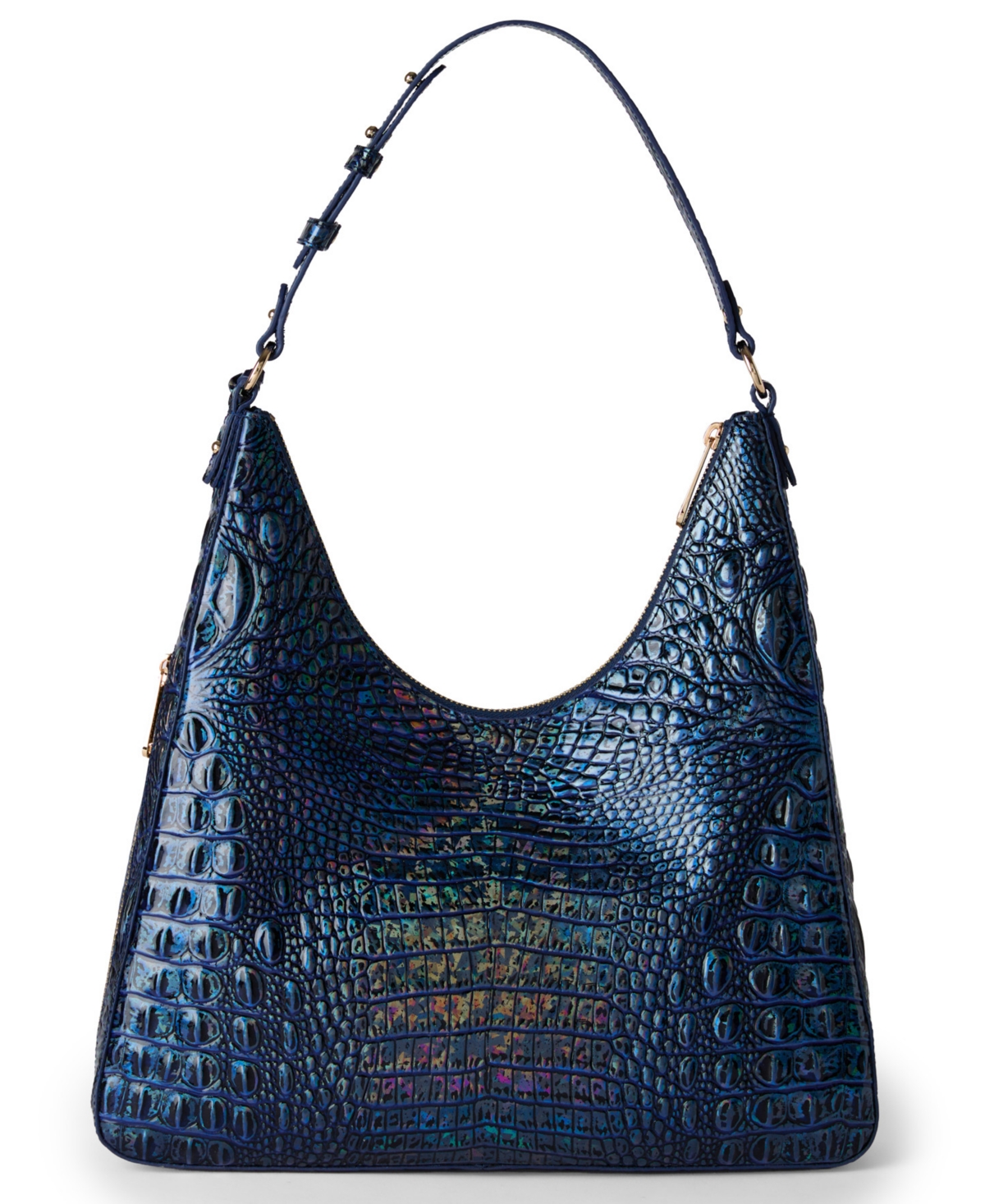 Brahmin Tabitha Leather Shoulder Bag In Blue
