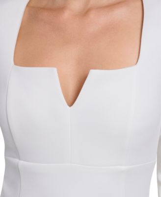 Women's Zippered Midi Dress