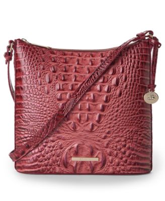 Katie Melbourne Embossed Leather Crossbody Bag