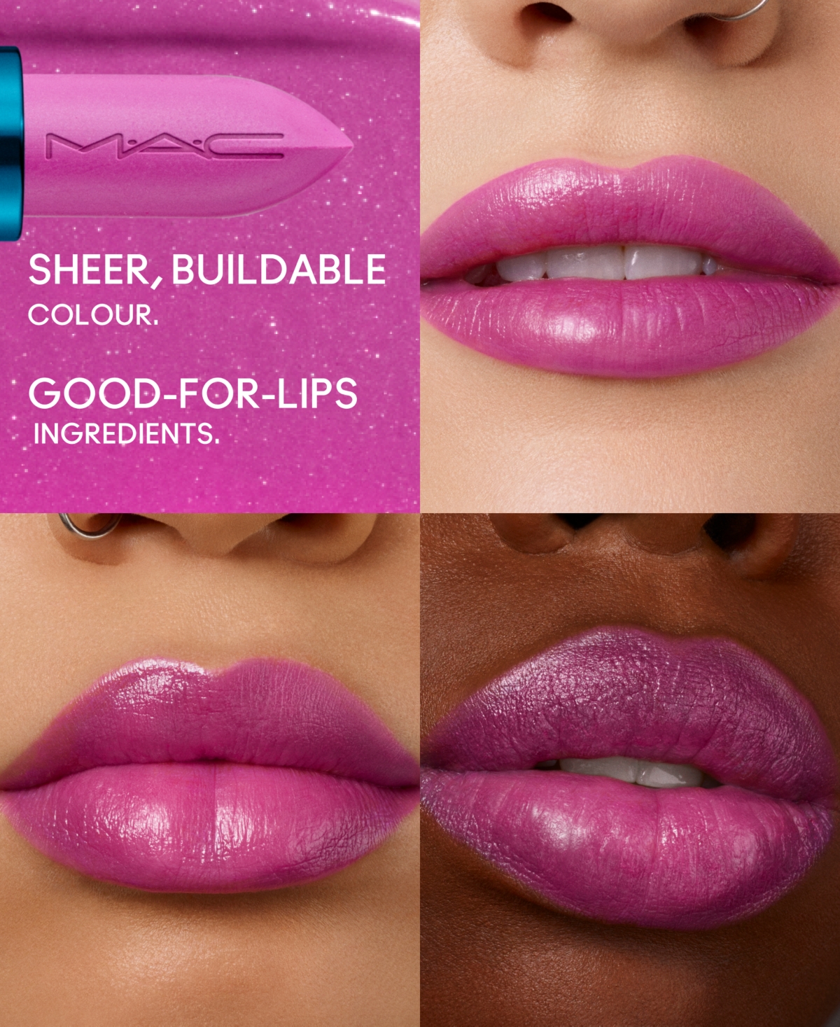 Mac X Disney Lustreglass Sheer-shine Minnie & Daisy Lipstick