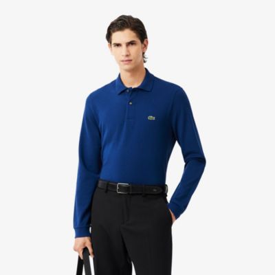 Men's Classic Fit Long-Sleeve Polo Shirt