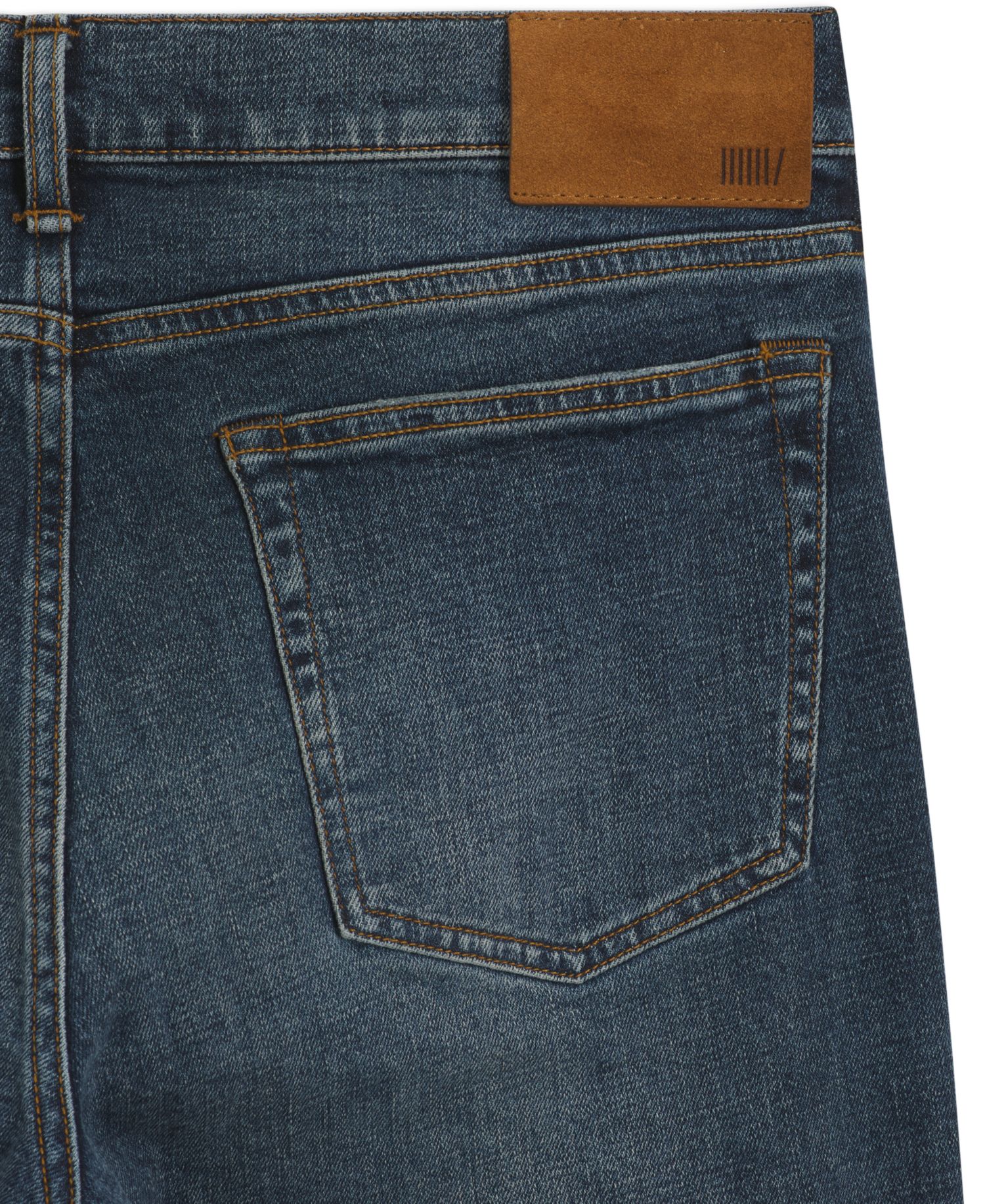 BECKHAM x BOSS Men's Blue Stretch Slim-Fit Denim Jeans