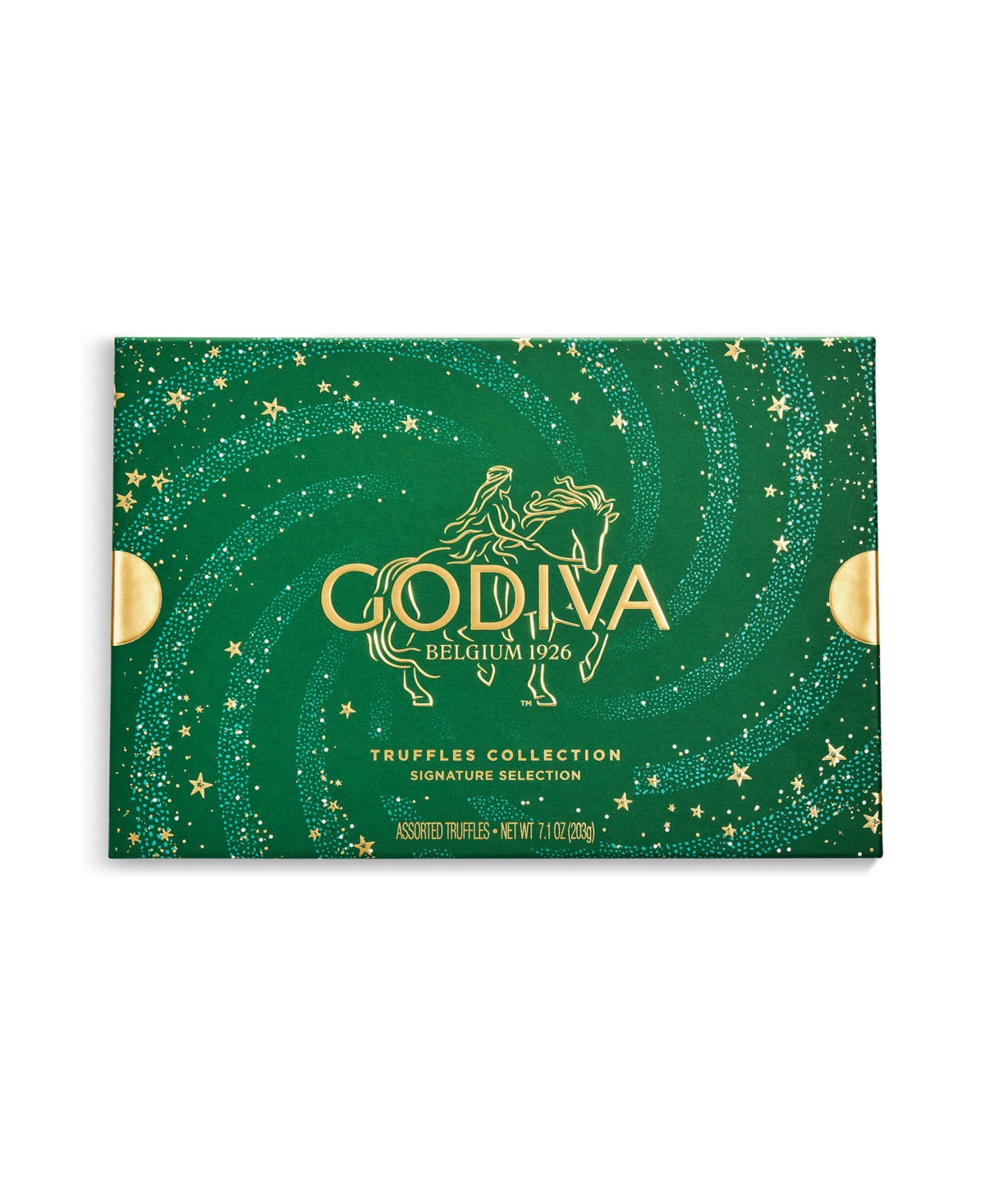 Godiva Holiday Collection Signature Truffles Assorted Chocolate Gift Box, 15-pc. In Green