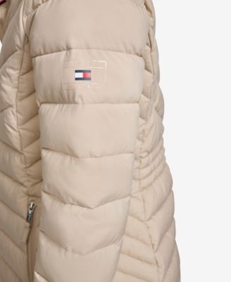 Women's Long Sleeve Hooded Puffer Jacket