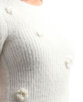 Women's Short Sleeve Crew Neck Sweater