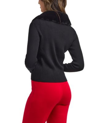 Women's Tie Front Long Sleeve Cardigan Sweater