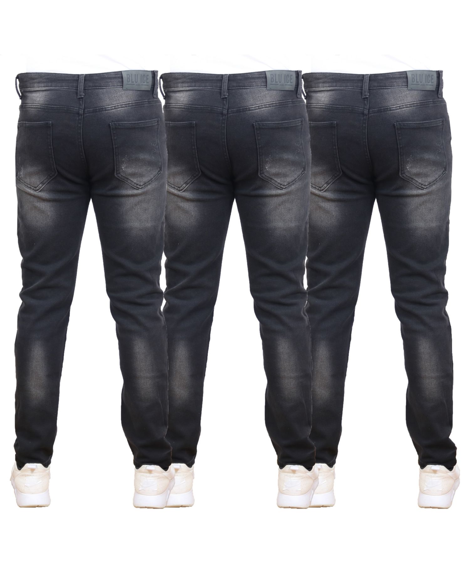 Men's 3-Pack Stretch Ripped Jeans