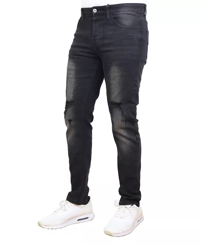 Men's Stretch Ripped Jeans - thumbnail 9
