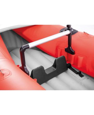 Excursion Pro K1 Single Person Inflatable Vinyl Fishing Kayak w/ Oar/Pump