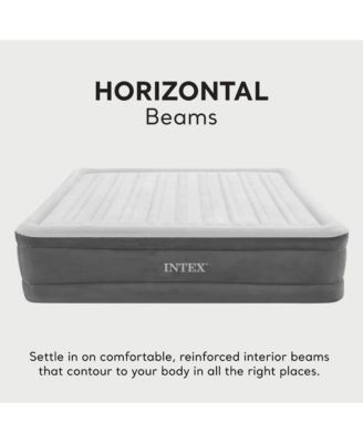 18" Inflatable Elevated Premium Comfort Airbed with Built-In Pump, King