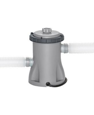 56817E 12' x 30" Steel Pro Max Round Above Ground Swimming Pool w/ Pump