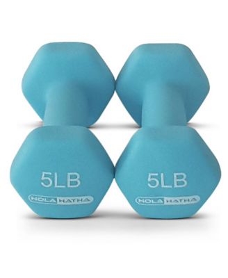 3, 5, and 8 Pound Dumbbell Hand Weight Set with Storage Rack, Multi