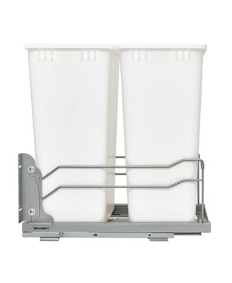 Double Pullout Trash Cans 50 qt. with Soft-close, 53WC-2150SCDM-211