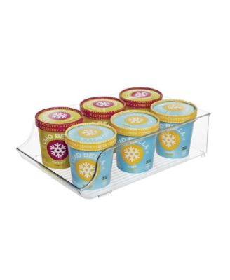 Water Bottle Organizer for Fridge - Set of 4 - Clear - Made in USA