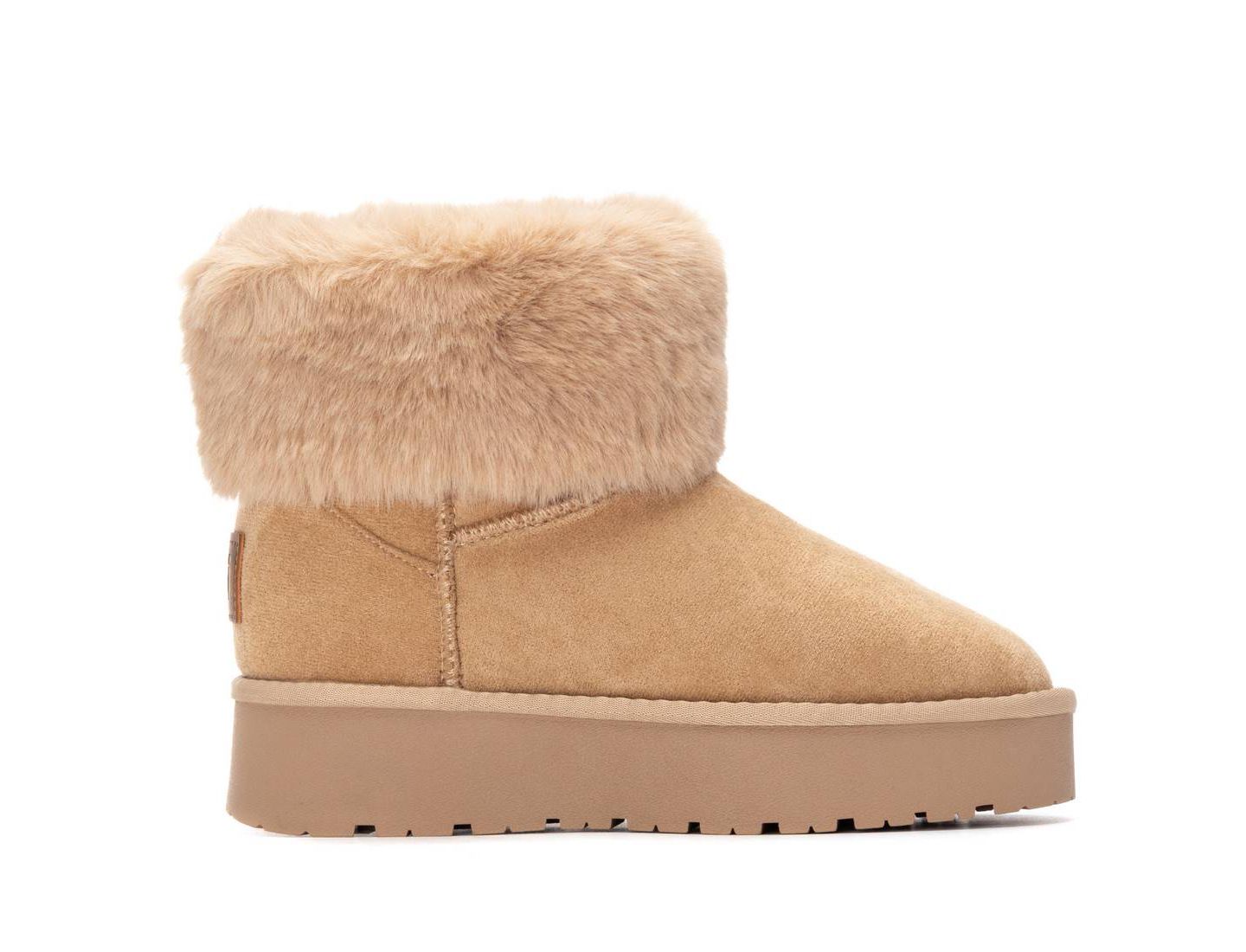 Женские ботинки XTI Comfort Ankle Suede Booties, цвет: Бежевый — фото 2