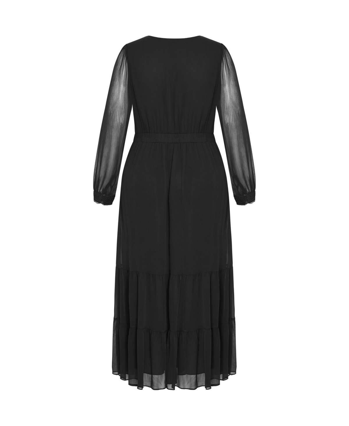 City Chic Women's Kianna Long Sleeve Maxi Dress