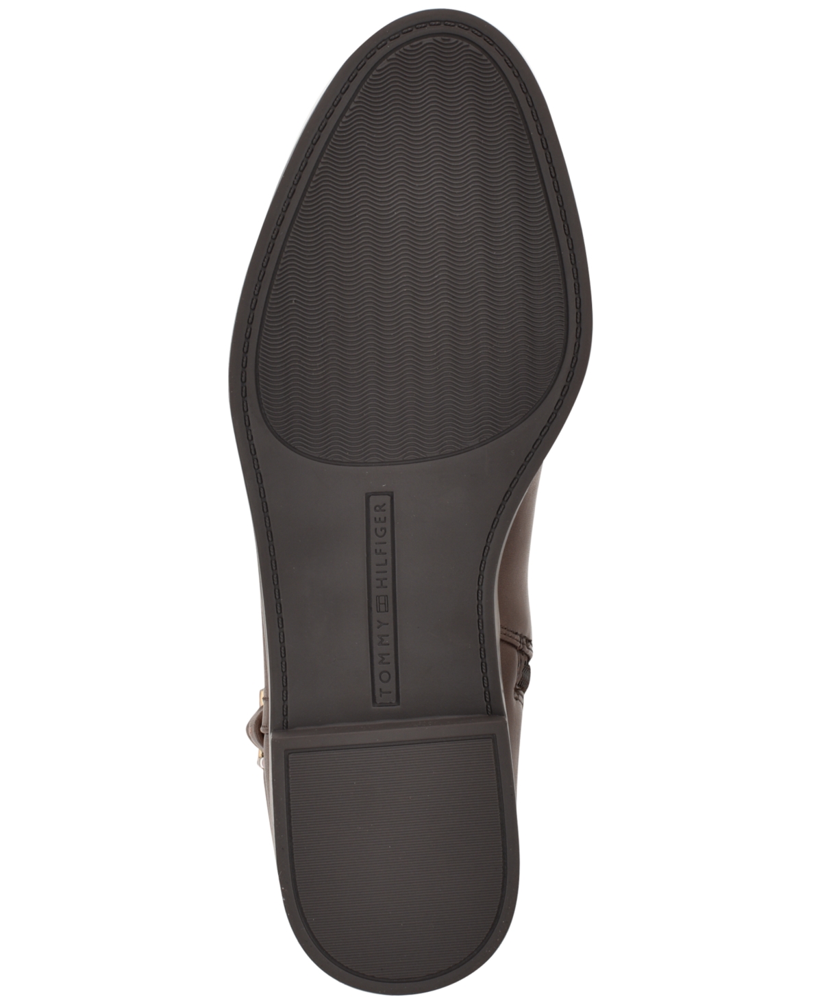 Tommy Hilfiger Women's Mireya Side Zip Riding Boot In Brown