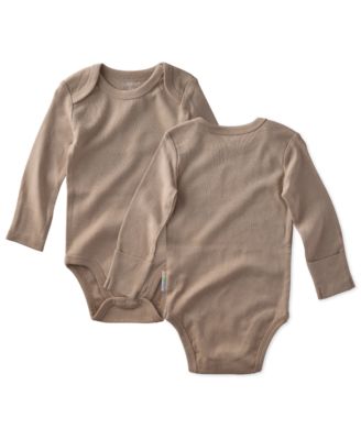 Baby Boys' and Girls' Cotton Long-Sleeve Bodysuits, 5-Pack Set