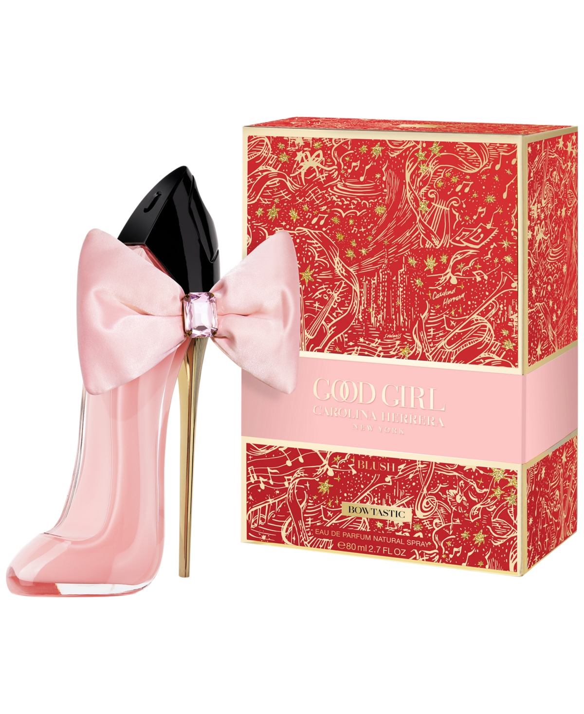 Carolina Herrera Good Girl Blush Bowtastic Eau De Parfum, 2.7 Oz. In Transparent