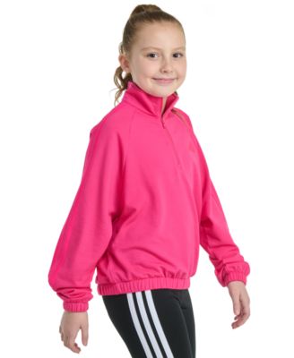 Girls' 8-16 Mock Neck Quarter Zip Training Sweatshirt