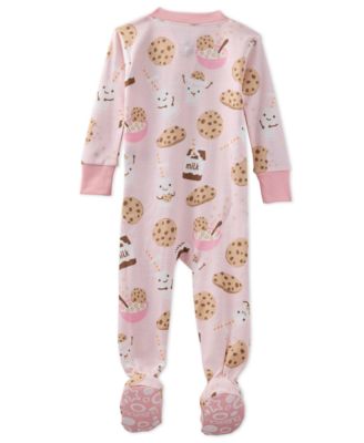 Baby Girls Cruz Cotton Snug-Fit Footed Pajamas