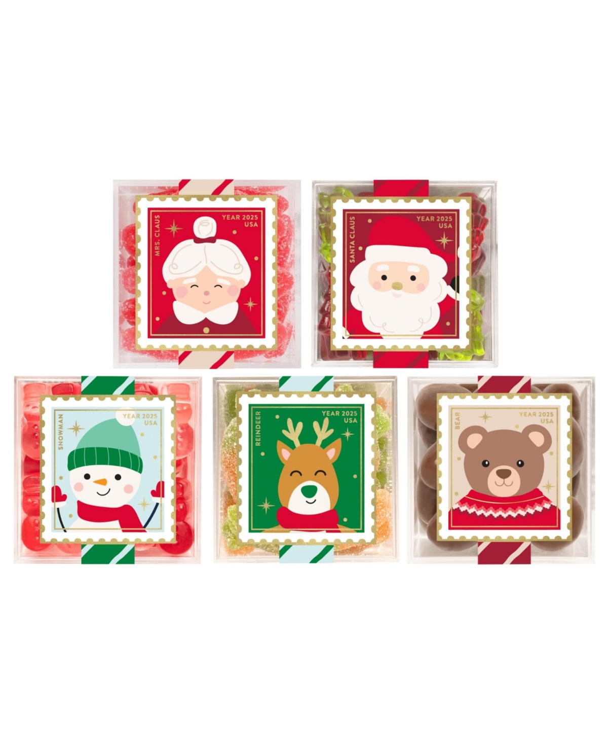 Sugarfina Holiday Candy Bundle, 5 Cubes In Multi