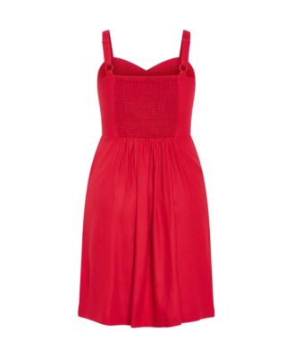 Plus Size Sweetly Tied Midi Dress