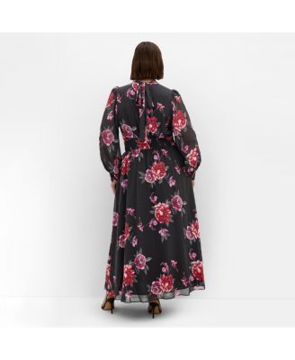 Plus Size Alexandra Print Maxi Dress