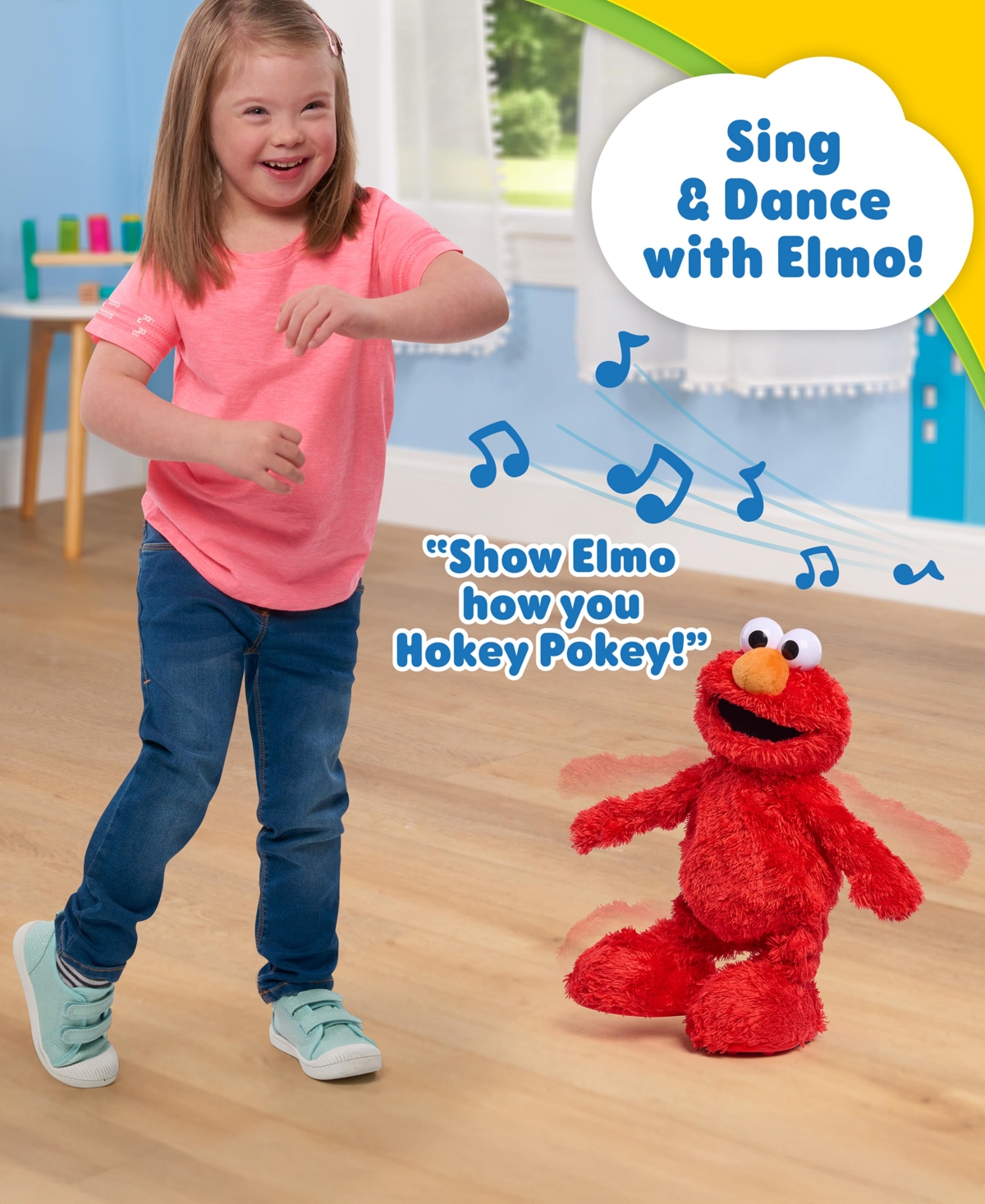 Sesame Street Hokey Pokey Elmo Toy In Transparent