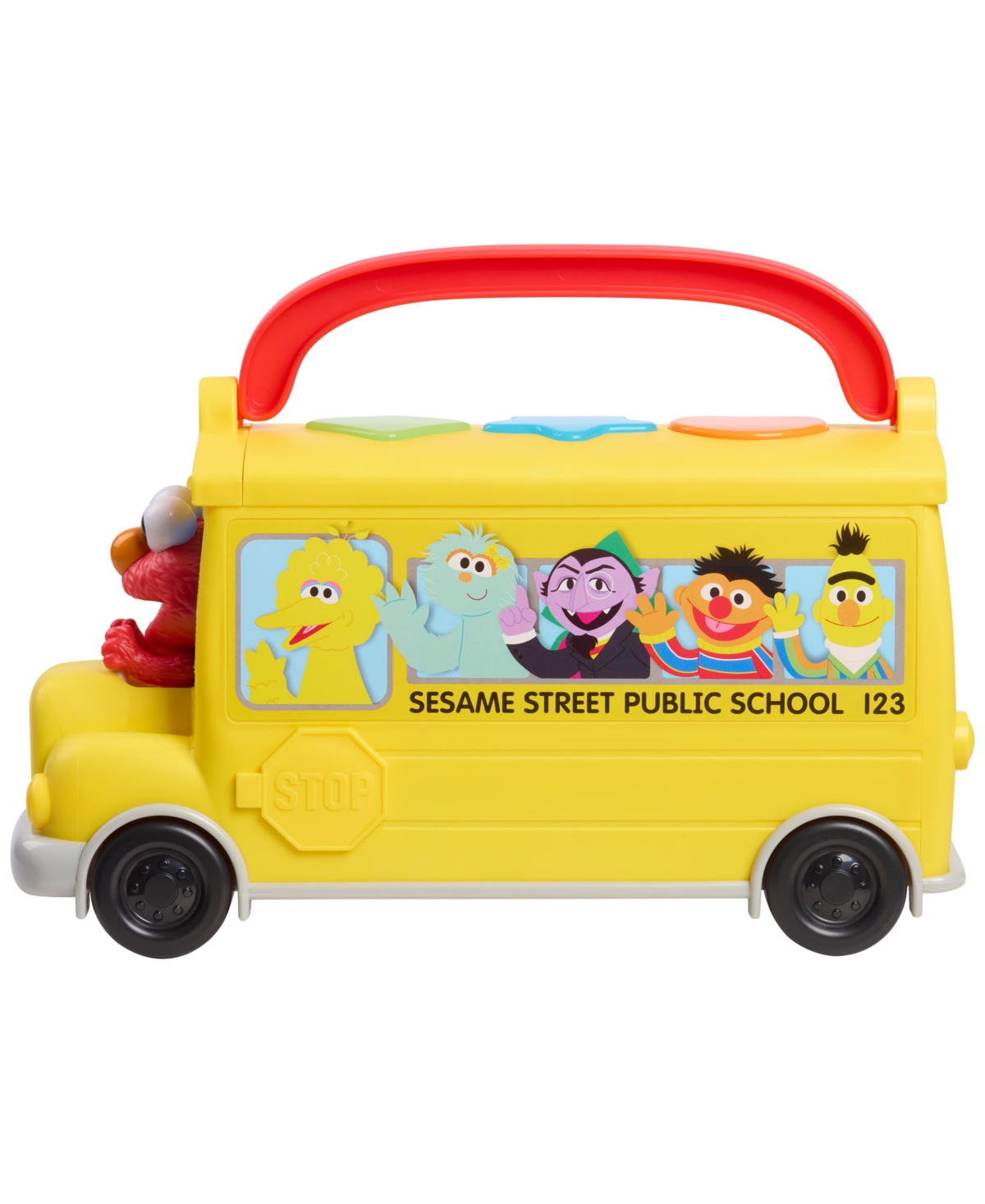 Sesame Street Elmo's Learn And Go School Bus In Transparent