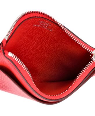 Pre-Owned HERMÃ‰S Strap Card Holder Evercolor