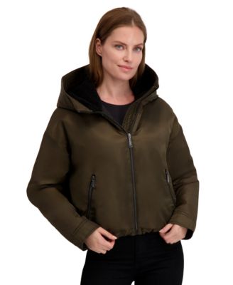 Women's Hooded Bomber Jacket