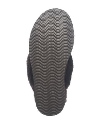 Women's Fur Band Open Slipper