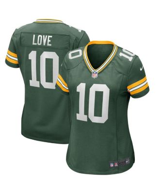 Nike - Women's Jordan Love Green Green Bay Packers Game Jersey