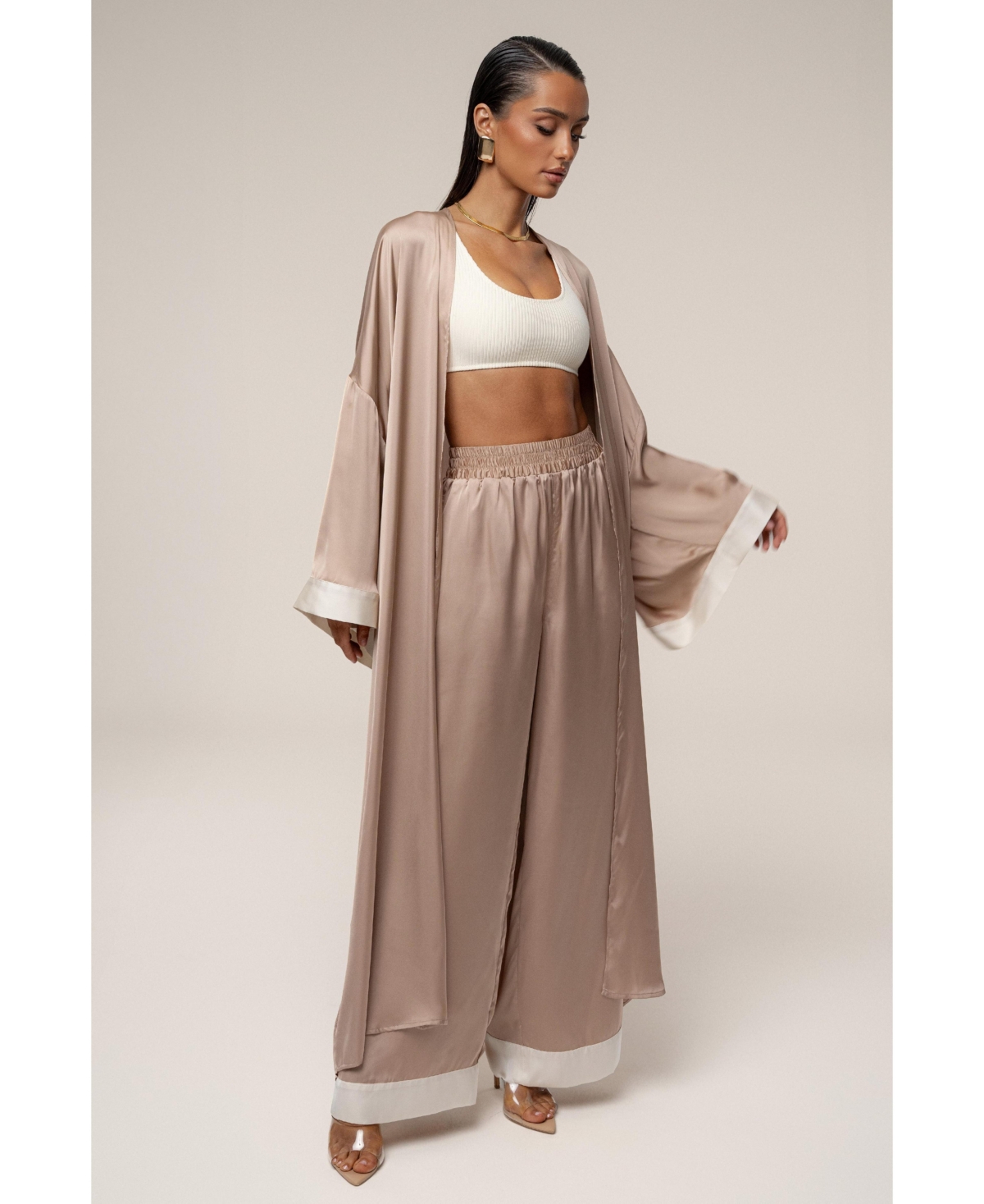 Jluxlabel Women's Jet Set Wide Leg Pants