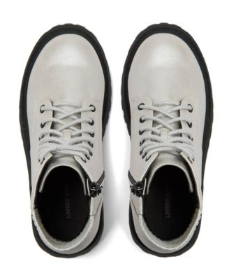 Little Girls Zip Up Lugged Boots