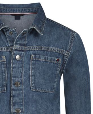 Girls 2T-6X Denim Shirtdress