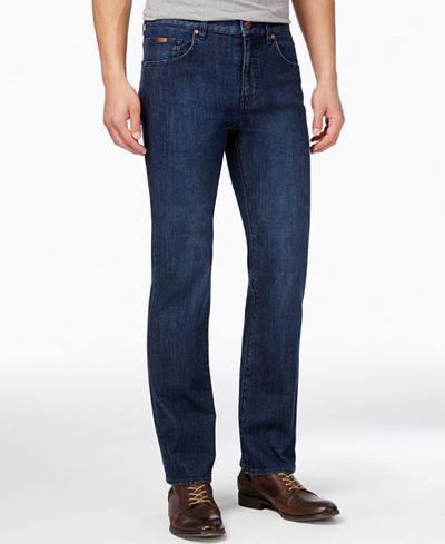 Hugo Boss Men's Kansas Dark Blue Wash Jeans