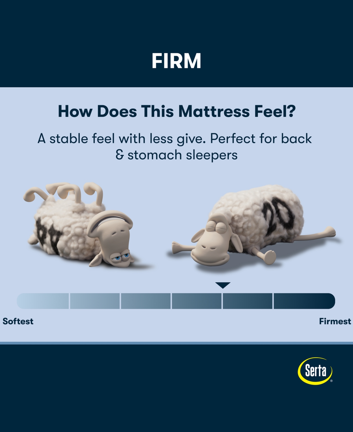 Serta Perfect Sleeper Lavender Falls 12" Firm Hybrid Tight Top Mattress Set, King In Transparent
